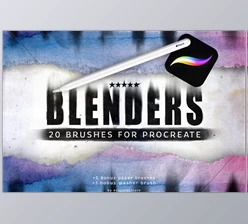 Download Procreate Blending Brushes (CreativeMarket 92025405)