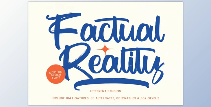 Download Factual Reality Modern Brush Font (Creative Market 291649175)