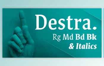 MyFonts - Download Destra - Narrow Serif Complete Family 8xOTF