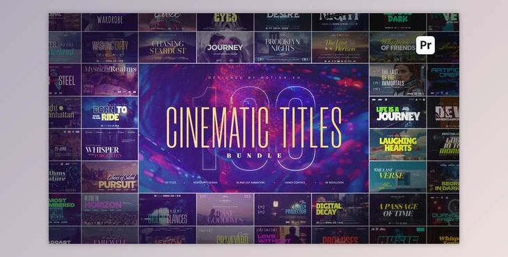 Download 100 Cinematic Titles Bundle | Premiere Pro (Videohive 58917443)