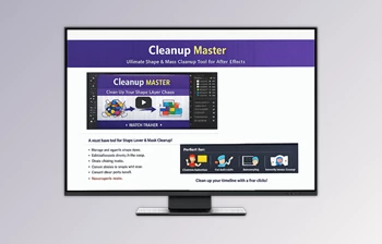 <span class='badge badge-warning'>Aescripts</span> - Download Cleanup Master v1.2.5a (<span class='badge badge-warning'>Win</span>, <span class='badge badge-warning'>Mac</span>)