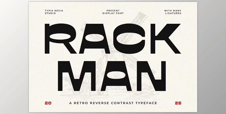 Download Rackman - Retro Reverse Contrast (Creative Market 291564126)
