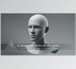 Gumroad - Download Universal Human European Head Base Mesh v3.0
