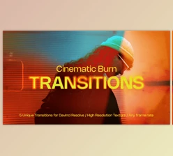 Download Cinematic Burn Transitions | DR (Videohive 59065045)