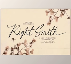 Download Right Smith Wedding Script (Creative Market 291609423)