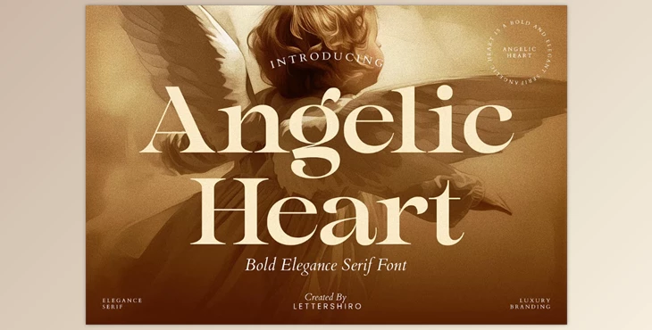 Download Angelic Heart Elegant Serif Font (Creative Market 291658088)