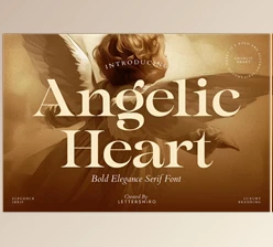 Download Angelic Heart Elegant Serif Font (Creative Market 291658088)