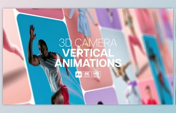 Download <span class='badge badge-warning'>3D</span> Camera Vertical Animations (Videohive 59078825) - AE Project