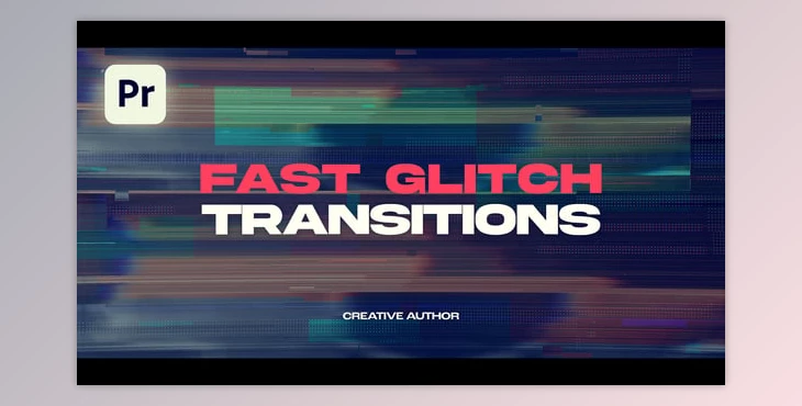 Download Fast Glitch Transitions | Premiere Pro (Videohive 59030390)