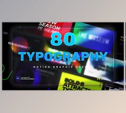 Download 80 Typography Scenes | After Effects (Videohive 59083459)