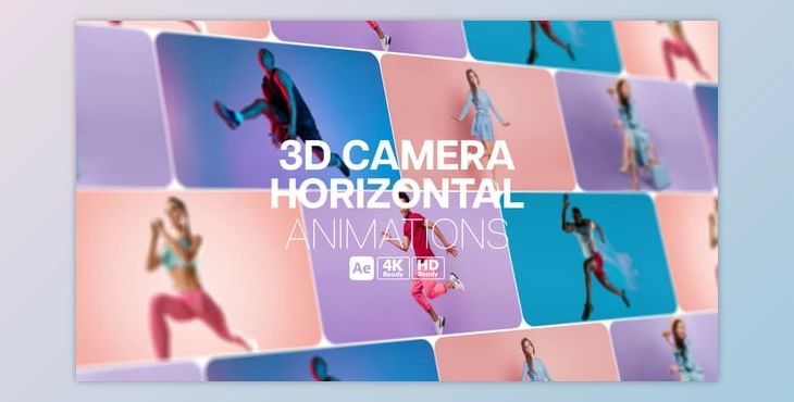 Download 3D Camera Horizontal Animations (Videohive 59134102) - AE Project