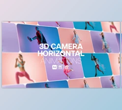 Download 3D Camera Horizontal Animations (Videohive 59134102) - AE Project