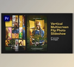 Download Vertical Multiscreen Flip Photo Slideshow | Premiere Pro (Videohive 59037248)