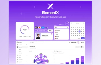UI8 - Download ElementX - Design System & UI <span class='badge badge-warning'>Kit</span>