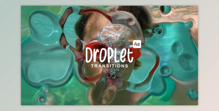 Download Droplet Transitions (Videohive 59108102) - AE Project