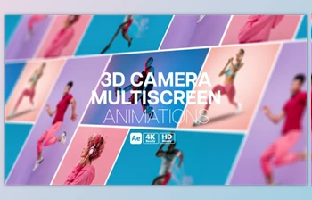 Download <span class='badge badge-warning'>3D</span> Camera Multiscreen Animations (Videohive 59060978) - AE Project
