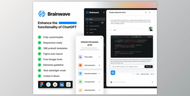 UI8 - Download Brainwave - AI UI Kit