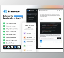 UI8 - Download Brainwave - AI UI Kit
