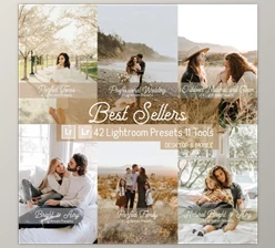 Etsy - Download Best Sellers - 42 Mobile & Desktop Lightroom Presets Bundle