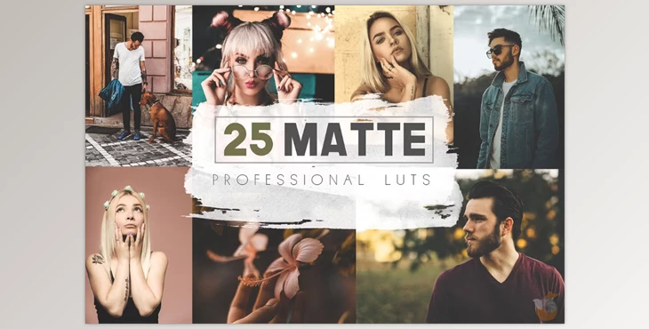 Download 25 Matte LUTs and Presets Pack (Creative Market 291338591)