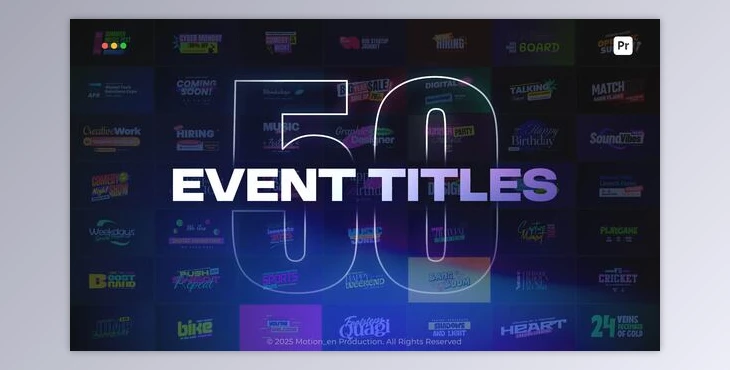 Download Event Titles | Premiere Pro (Videohive 59097672)