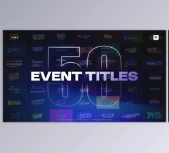 Download Event Titles | Premiere Pro (Videohive 59097672)
