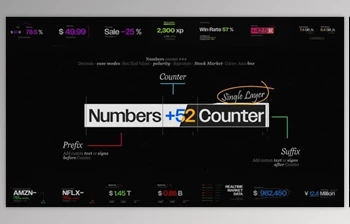 Download Numbers Counter Text Animation <span class='badge badge-warning'>Pack</span> | Text <span class='badge badge-warning'>Preset</span> Tool & 53 Premade Scene Setups (Videohive 59187519)