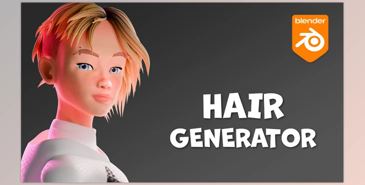 Gumroad - Download Behemox Hair Generator v2.0 for Blender