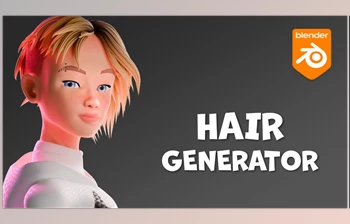 Gumroad - Download Behemox Hair Generator v2.0 for <span class='badge badge-warning'>Blender</span>