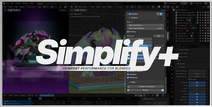Blender - Download Simplify+ v1.1
