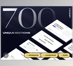 UI8 - Download Largest Desktop Wireframe Kit - 700 unique sections