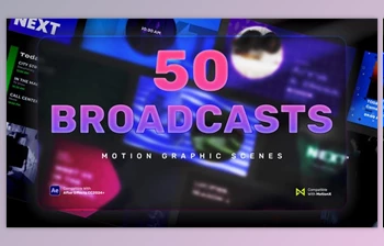 Download 50 Broadcast Scenes | <span class='badge badge-warning'>After</span> <span class='badge badge-warning'>Effects</span> (Videohive 59172734)