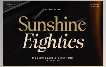 Download <span class='badge badge-warning'>Sunshine</span> Eighties Modern Classic Serif (Creative Market 291692841)