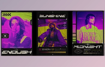 Pixflow - Download Acid <span class='badge badge-warning'>Retro</span> Posters