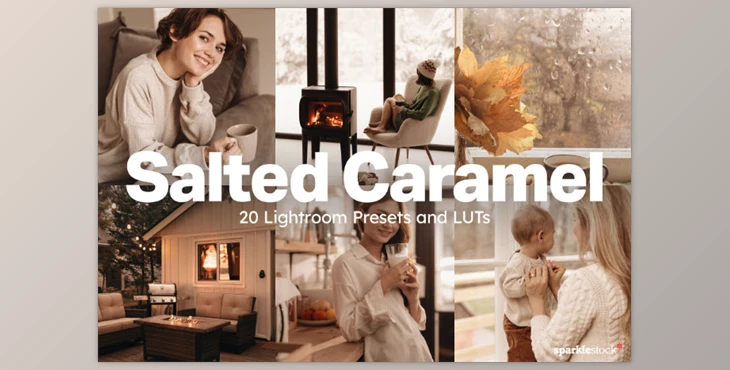 sparklestock - Download 20 Salted Caramel Lightroom Presets and LUTs