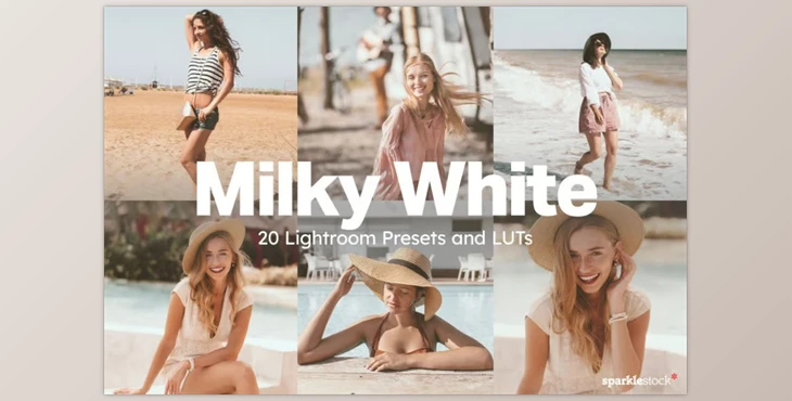 sparklestock - Download 20 Milky White Lightroom Presets and LUTs