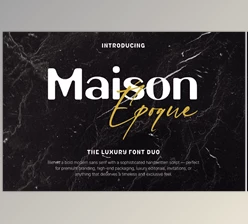 Download Maison Epoque – The Luxury Font Duo (Creative Market 291732650)