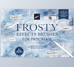 Download Frosty Effects Frosted Glass Procreate Brushes (Creative Market 290905777)