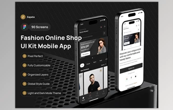 UI8 - Download Zapata - Fashion Online Shop UI <span class='badge badge-warning'>Kit</span> Mobile App