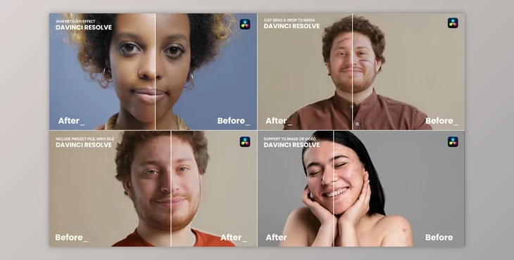 Download Skin Retouch Effect Davinci Resolve (Videohive 59049387)