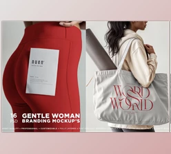 Download Gentle Woman Branding Mockups (Creative Market 288513000)