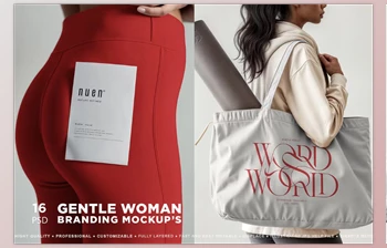 Download Gentle Woman Branding <span class='badge badge-warning'>Mockups</span> (Creative Market 288513000)