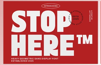 Download Stop Here Bold Sans <span class='badge badge-warning'>Font</span> (Creative Market 291704456)