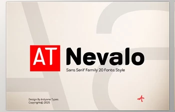 Download AT Nevalo <span class='badge badge-warning'>Font</span> (Creative Market 291575655)