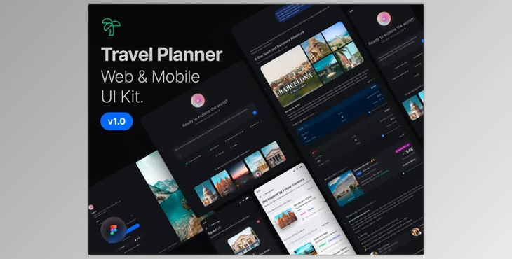 UI8 - Download Ai-Powered Travel Planner - Web & Mobile UI Kit.v1.0