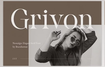 Download Grivon – Nostalgic Elegant Serif <span class='badge badge-warning'>Font</span> (Creative Market 291681321)