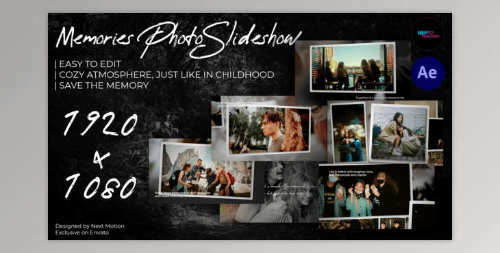 Download Memories PhotoSlideshow (Videohive 59207167) - AE Project