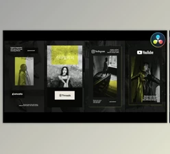 Download Stylish Social Media Vertical Slides for DaVinci Resolve (Videohive 58690195)