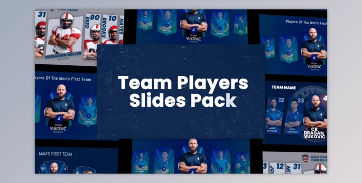 Download Team Player Slides Animation Pack (Videohive 59121062) - AE Project