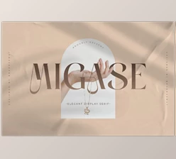 Download Migase – Elegant Modern Display Serif Font (Creative Market 291681348)